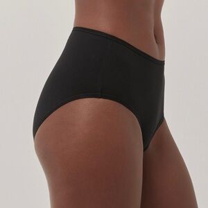 NWOT PACT (2) Organic Black High-Waisted Briefs